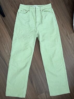 Pacsun Light Green Corduroy Women’s Pants